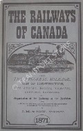 Book cover of The Railways of Canada for 1870 - 1  by TROUT, J.M. & EDW 